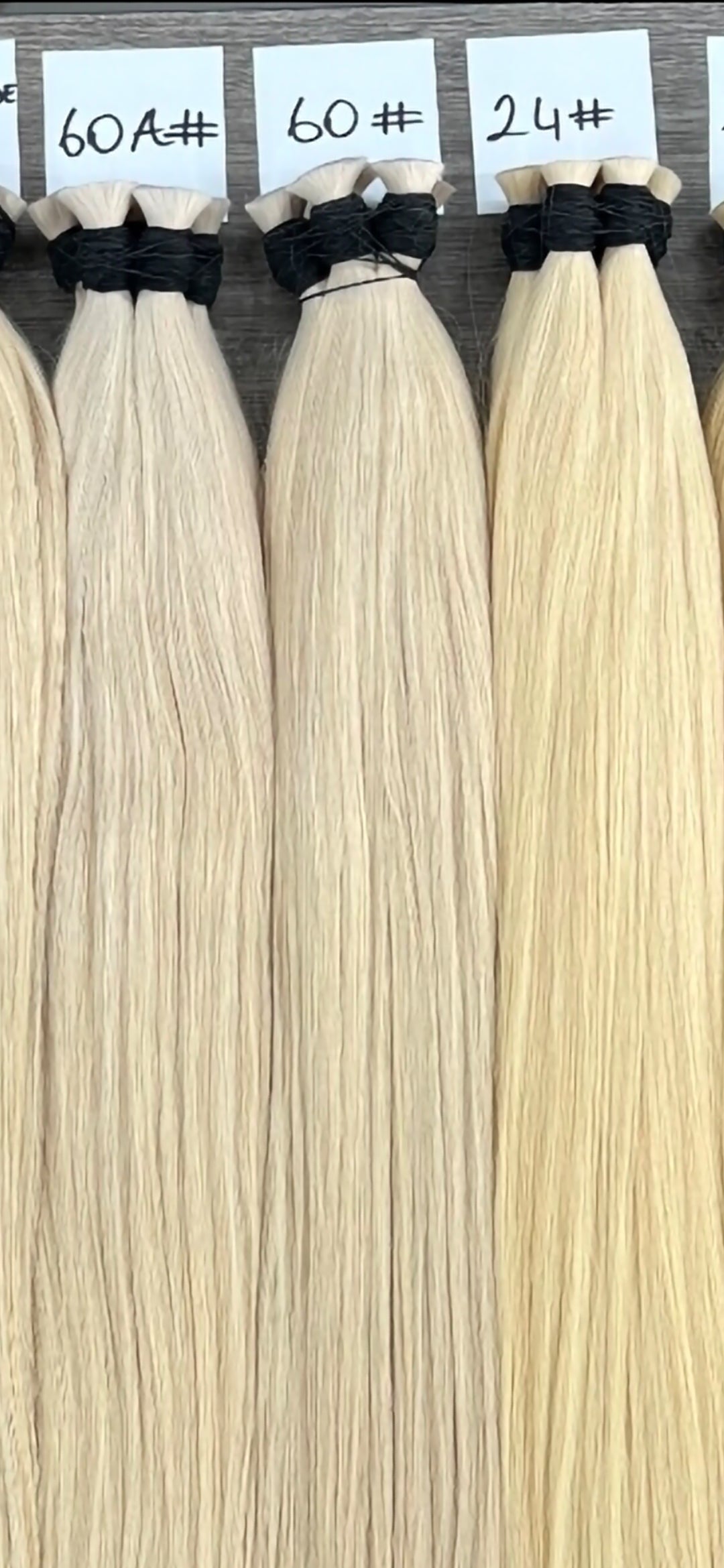 Wefts / Tressen - Uzbek Remy Echthaar • Stufenschnitt (Single Drawn)