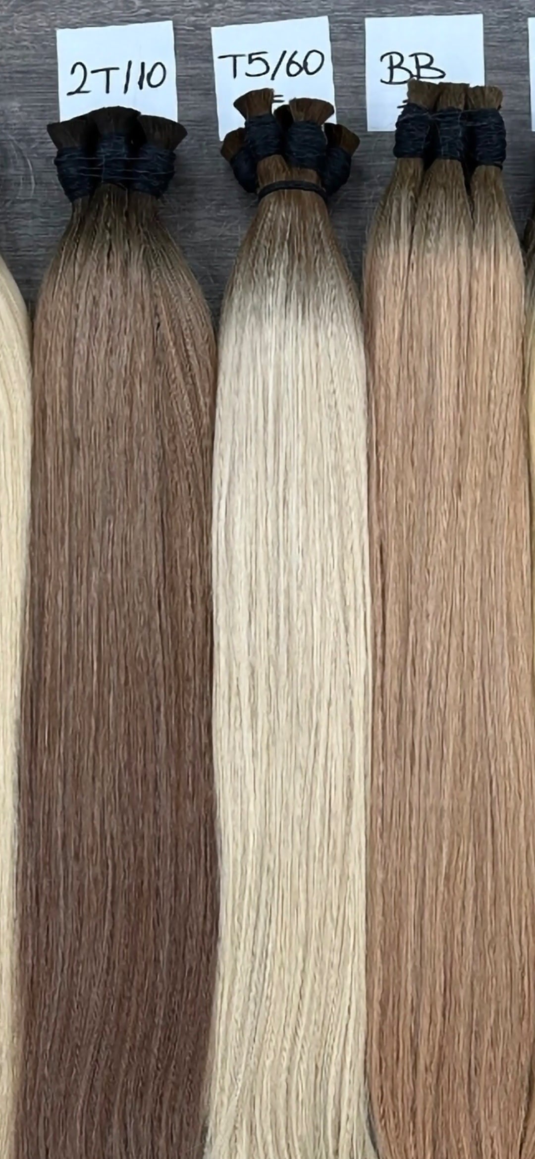Wefts / Tressen - Uzbek Remy Echthaar • Stufenschnitt (Single Drawn)
