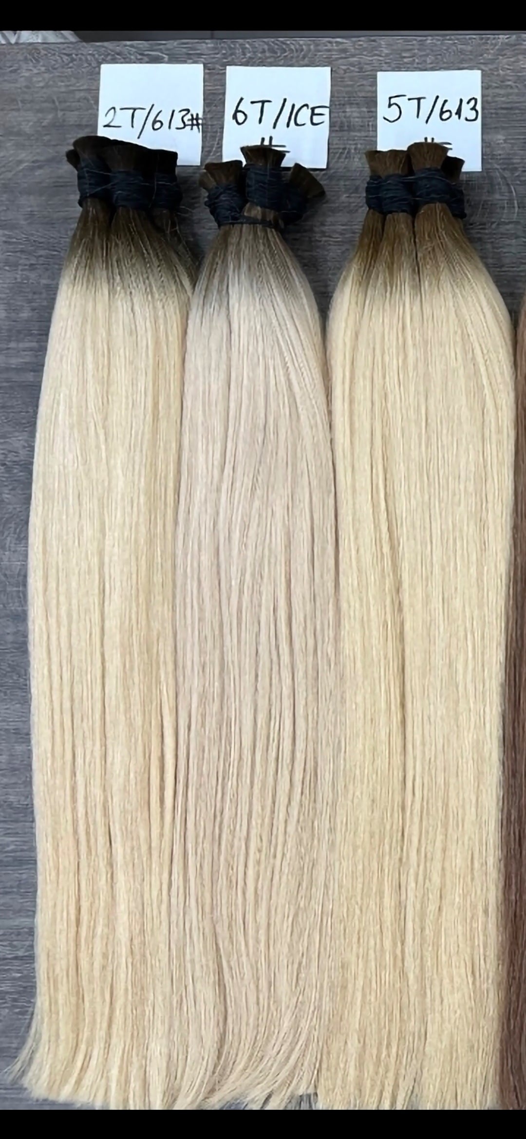 Wefts / Tressen - Uzbek Remy Echthaar • Stufenschnitt (Single Drawn)
