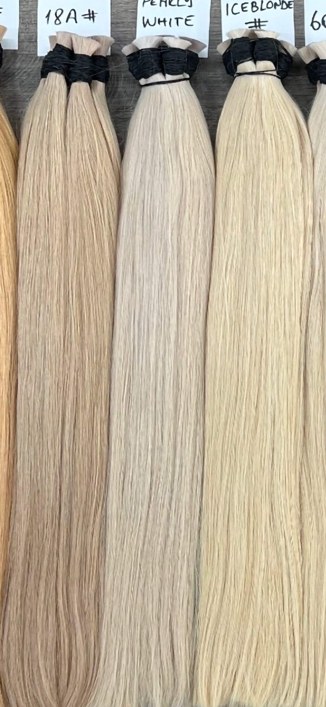 Wefts / Tressen - Uzbek Remy Echthaar • Stufenschnitt (Single Drawn)